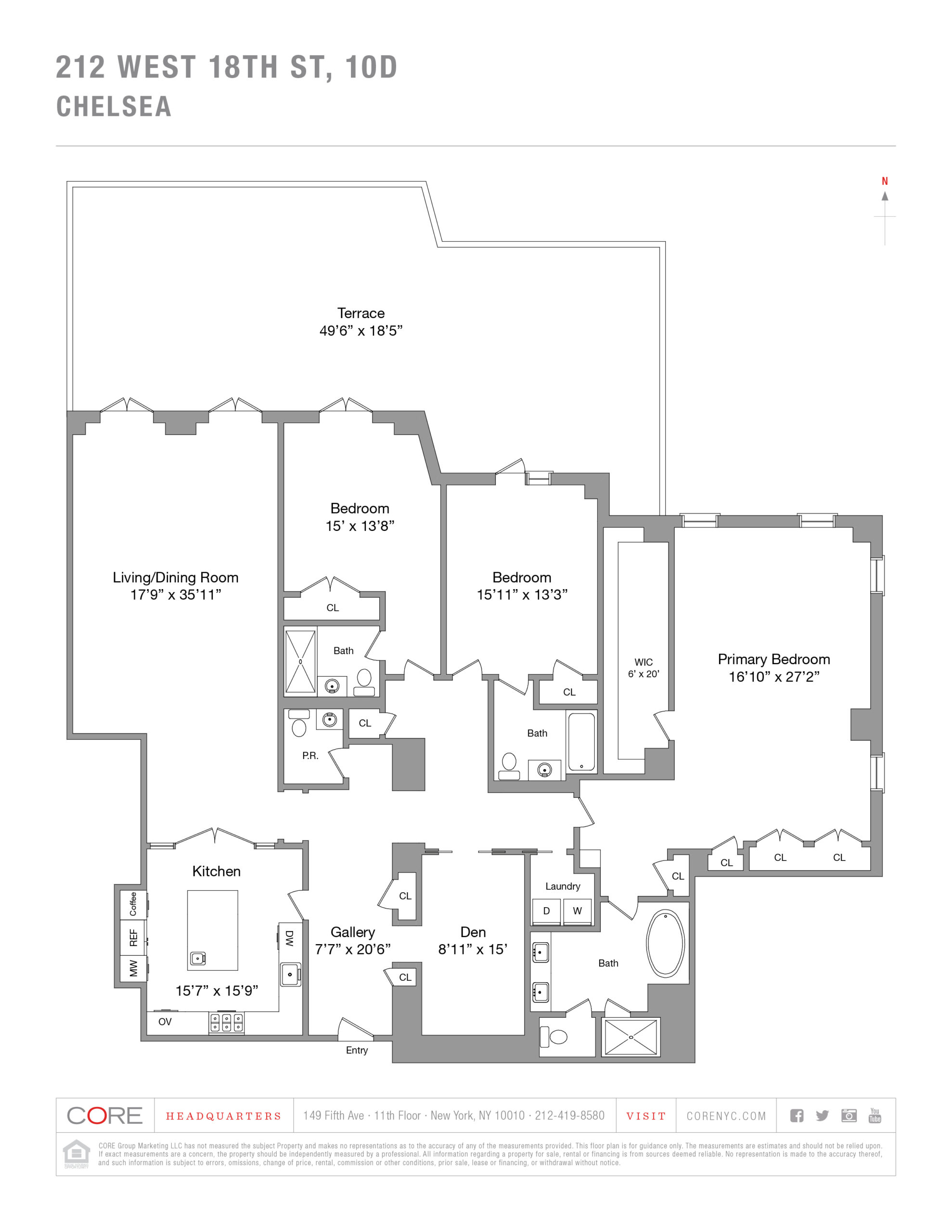 212 West 18th St. 10D, New York, NY 10011 | CORE Real Estate